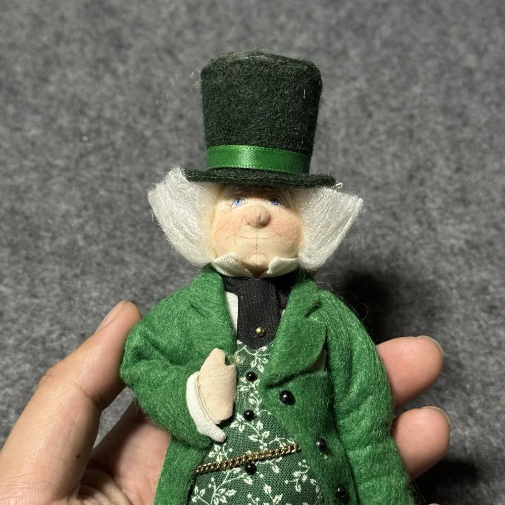 Gladys Boalt Wizard The Wizard Of‎ Oz Artisan Signed Cloth Christmas Ornament